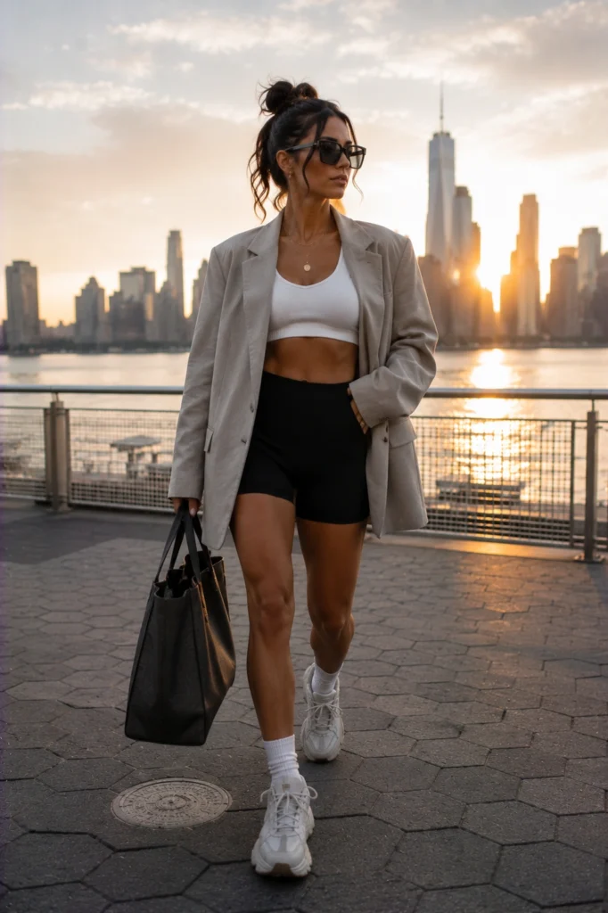 baddie oversized blazer stadium outfit idea 2026 — baddie World Cup outfits 2026
