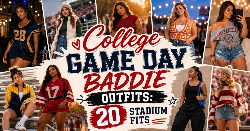20 Stadium Fits College Game Day Baddie Outfits